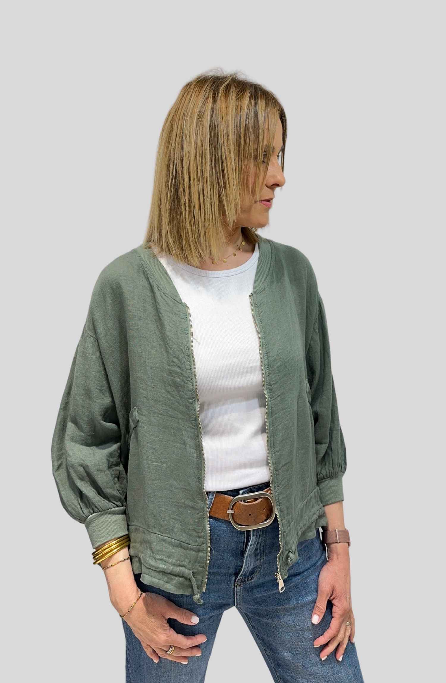 Bomber Lino - Kaki
