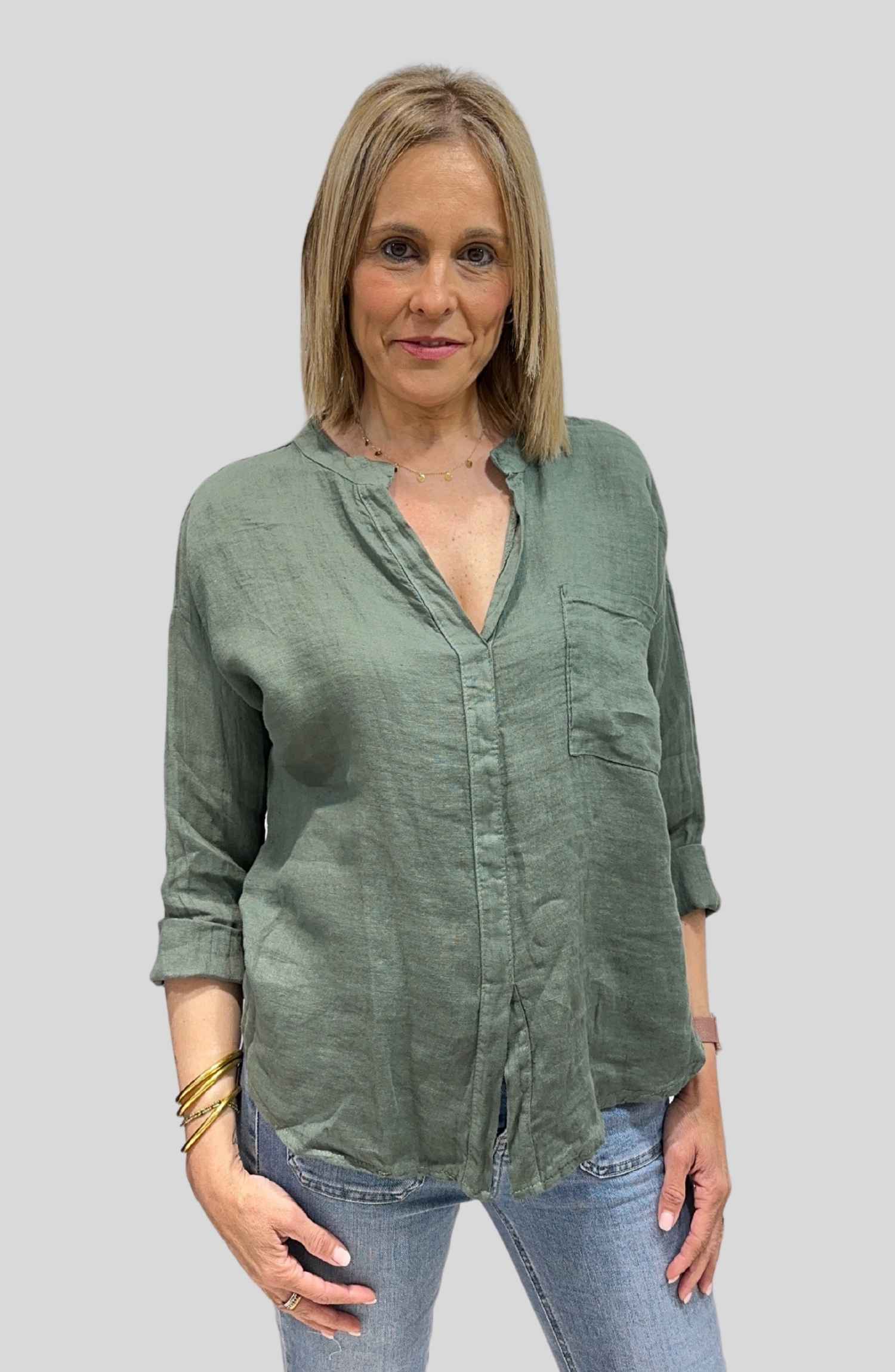 Blusa Menorca - Kaki, L