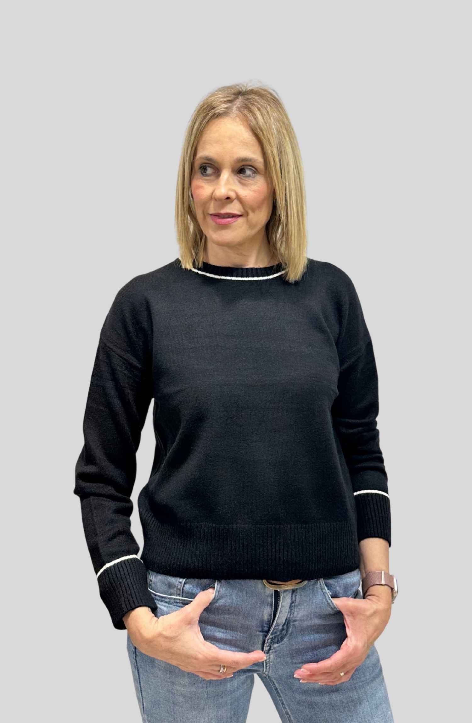 Image of Jersey Greta - Negro