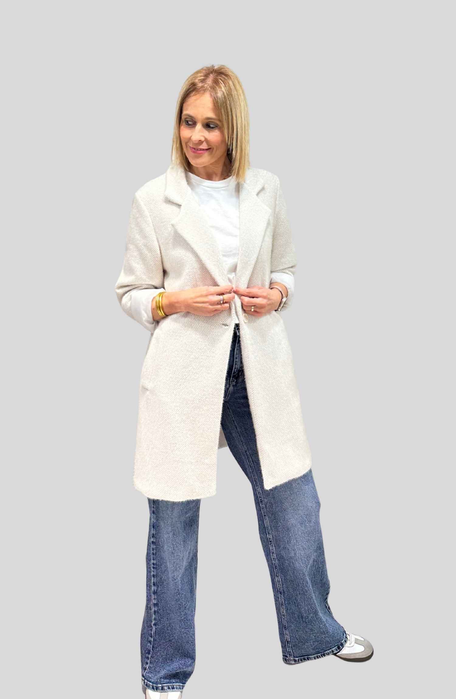 Image of Abrigo Mia - Beige