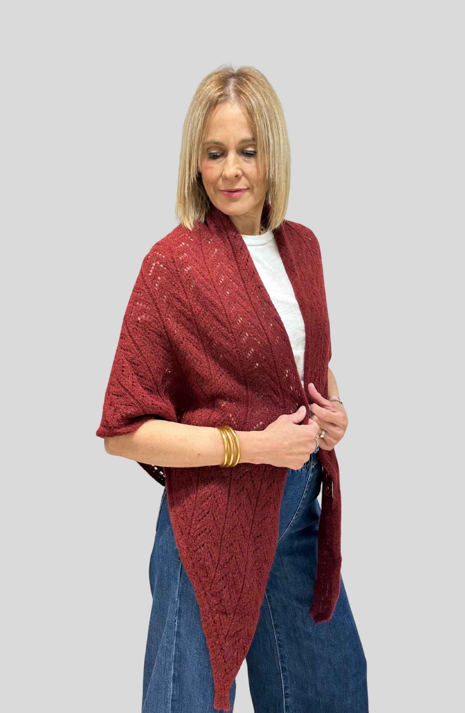 Image of Poncho Alessia - Granate