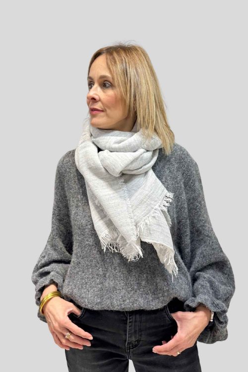 Pañuelo Carolina Gris Claro