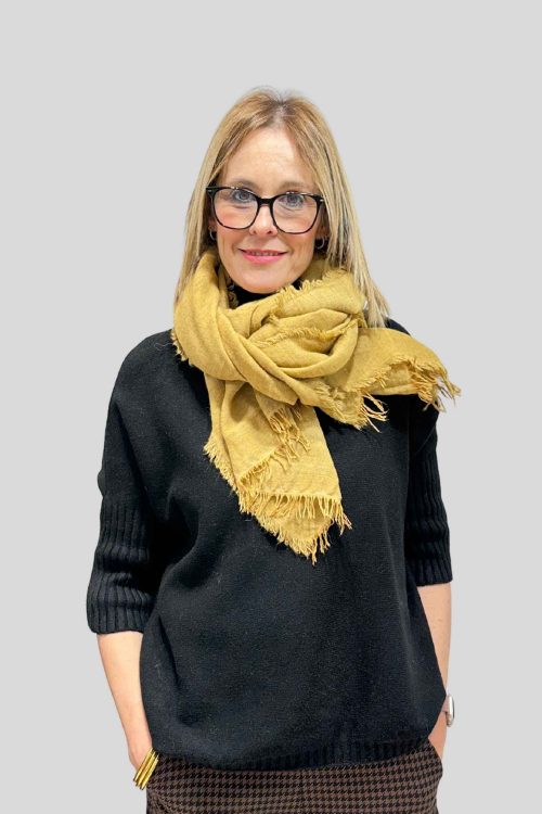 Pañuelo Carolina Mostaza