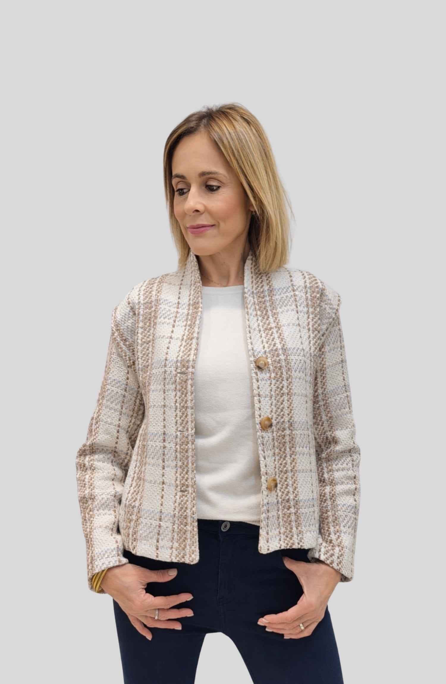 Chaqueta Camille Beige