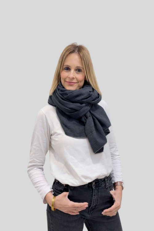 Pañuelo Lucía Gris