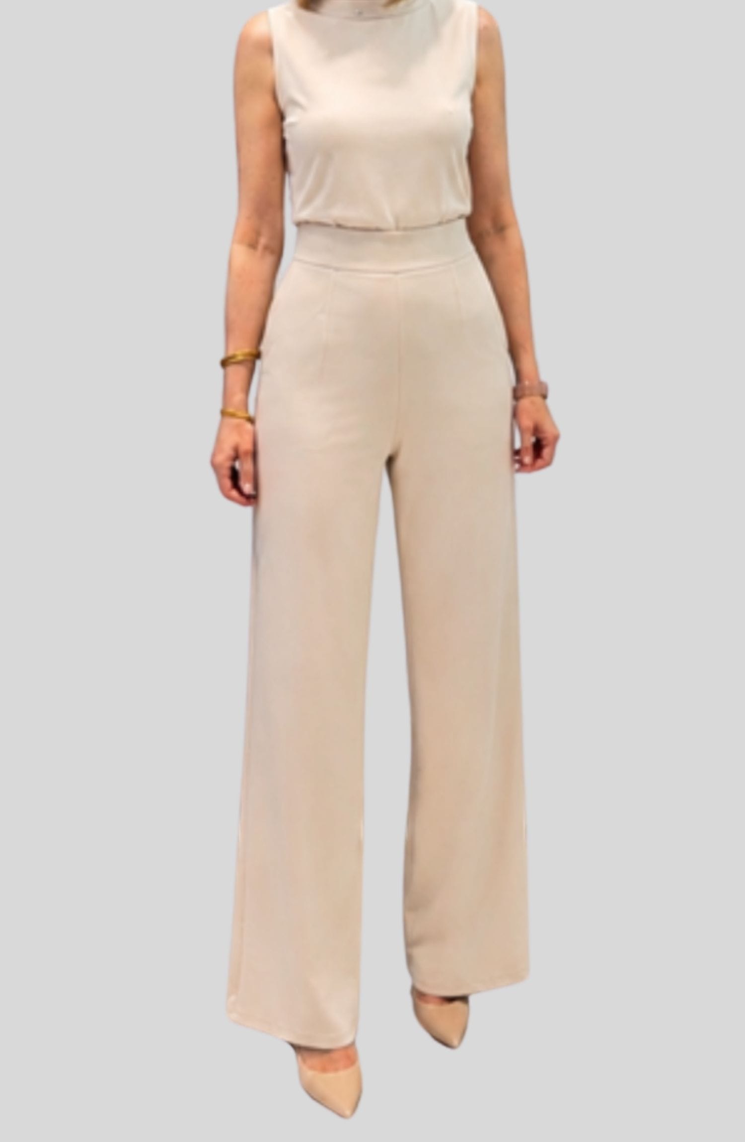 Pantalón Iría Crema