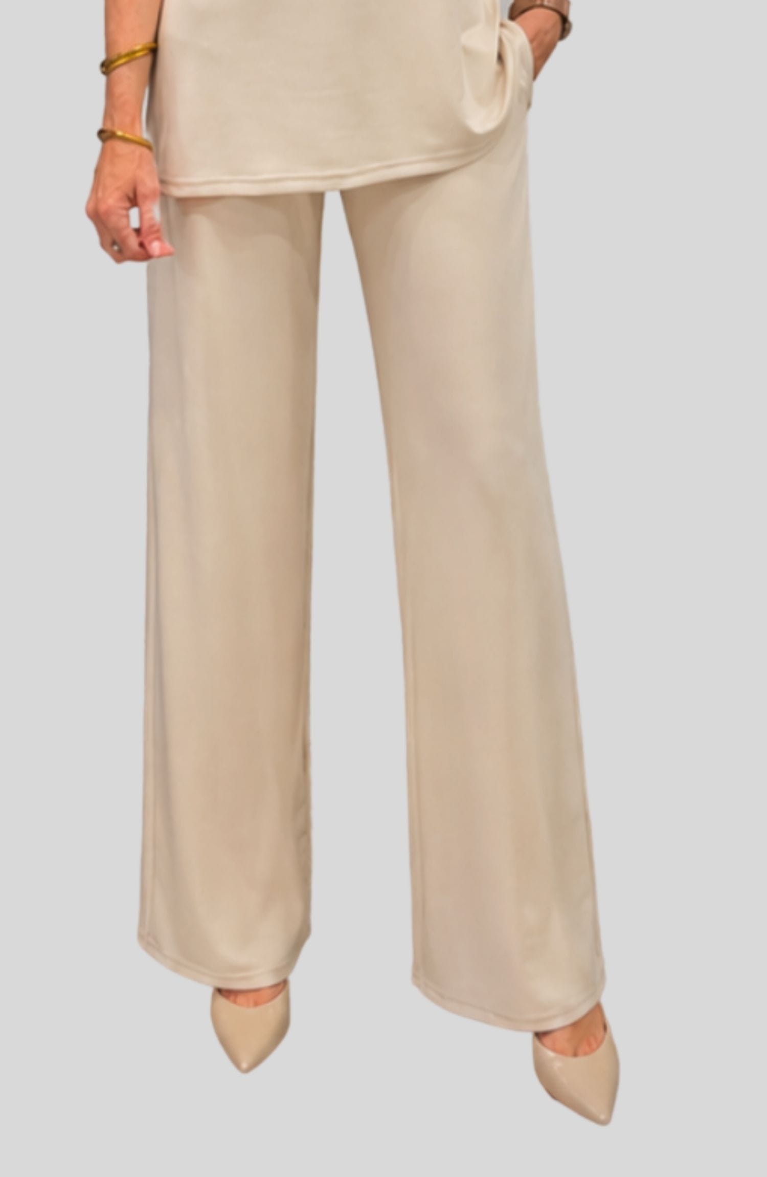Pantalón Iría Crema