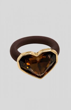 Anillo Cora Chocolate