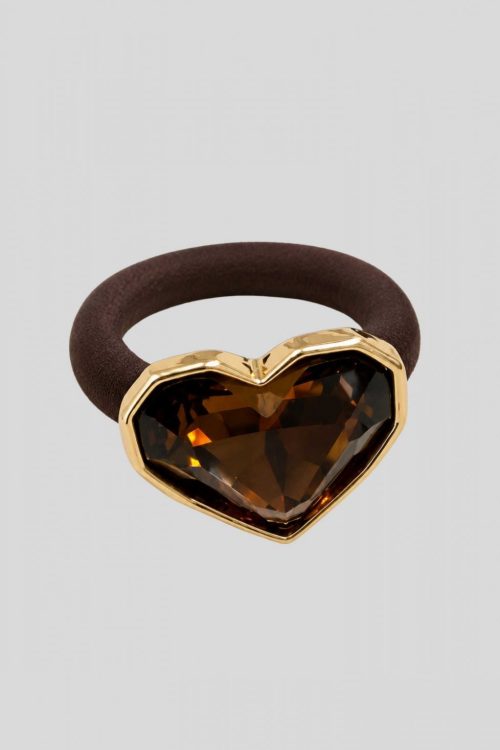 Anillo Cora Chocolate