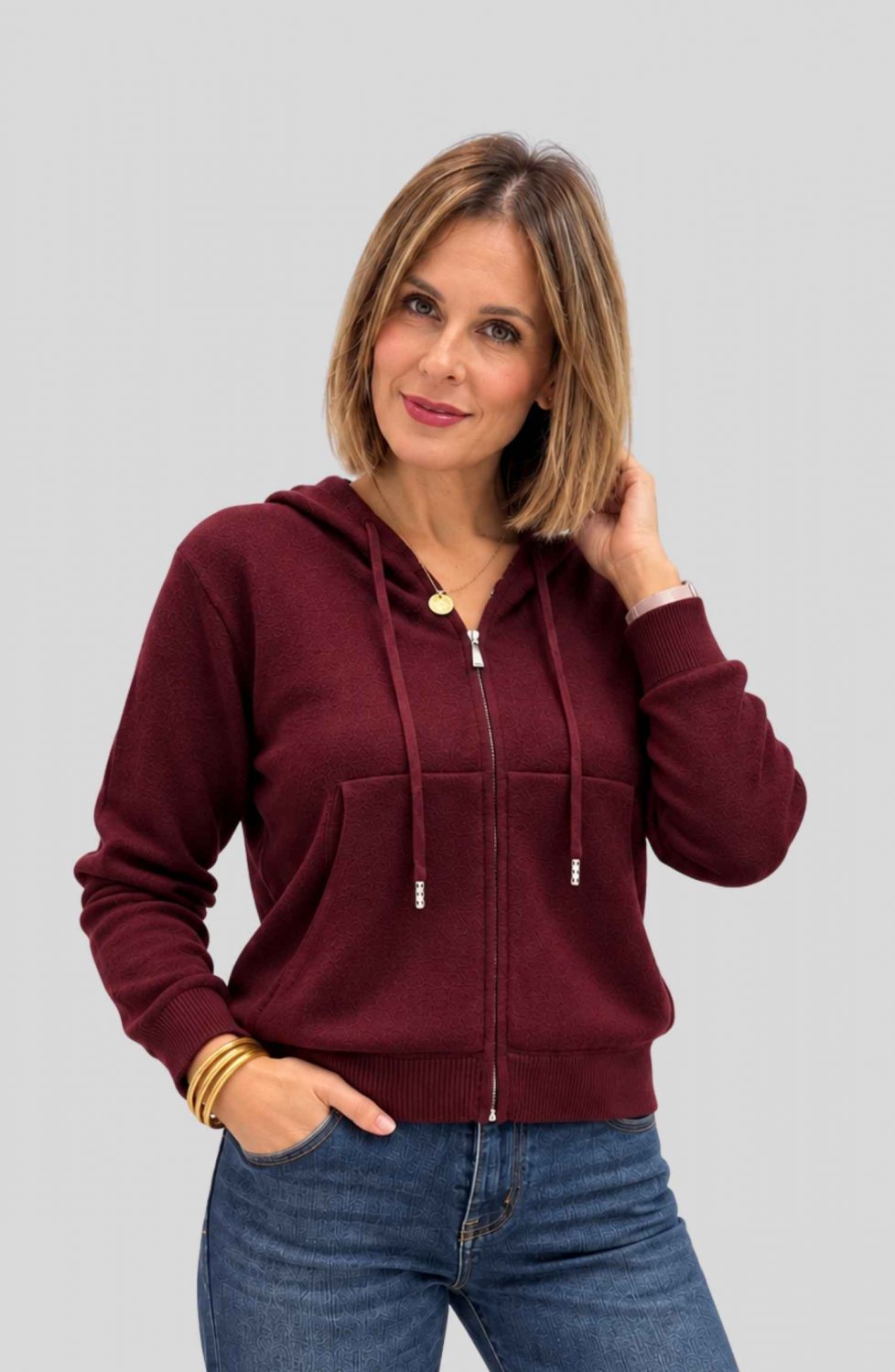 Chaqueta Nerea Burdeos