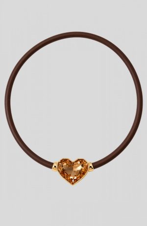 Gargantilla Cora Corazón Beige