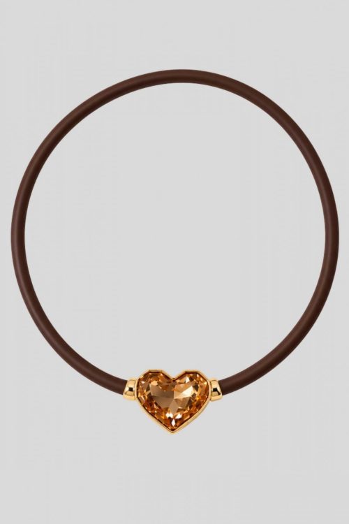 Gargantilla Cora Corazón Beige